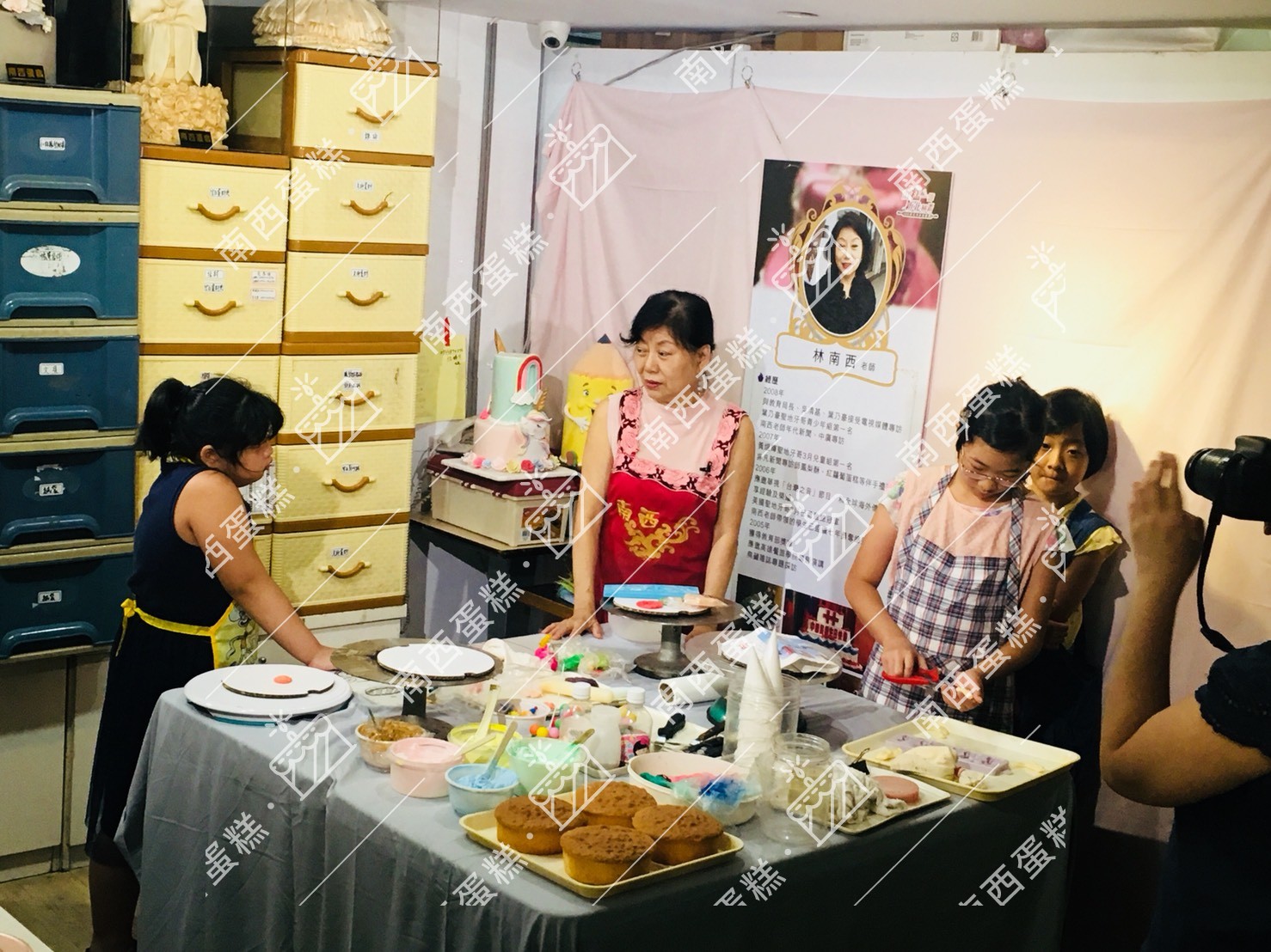 台北市孩童蛋糕裝飾教學課程::南西造型兒童創意蛋糕 02-2781-5122
