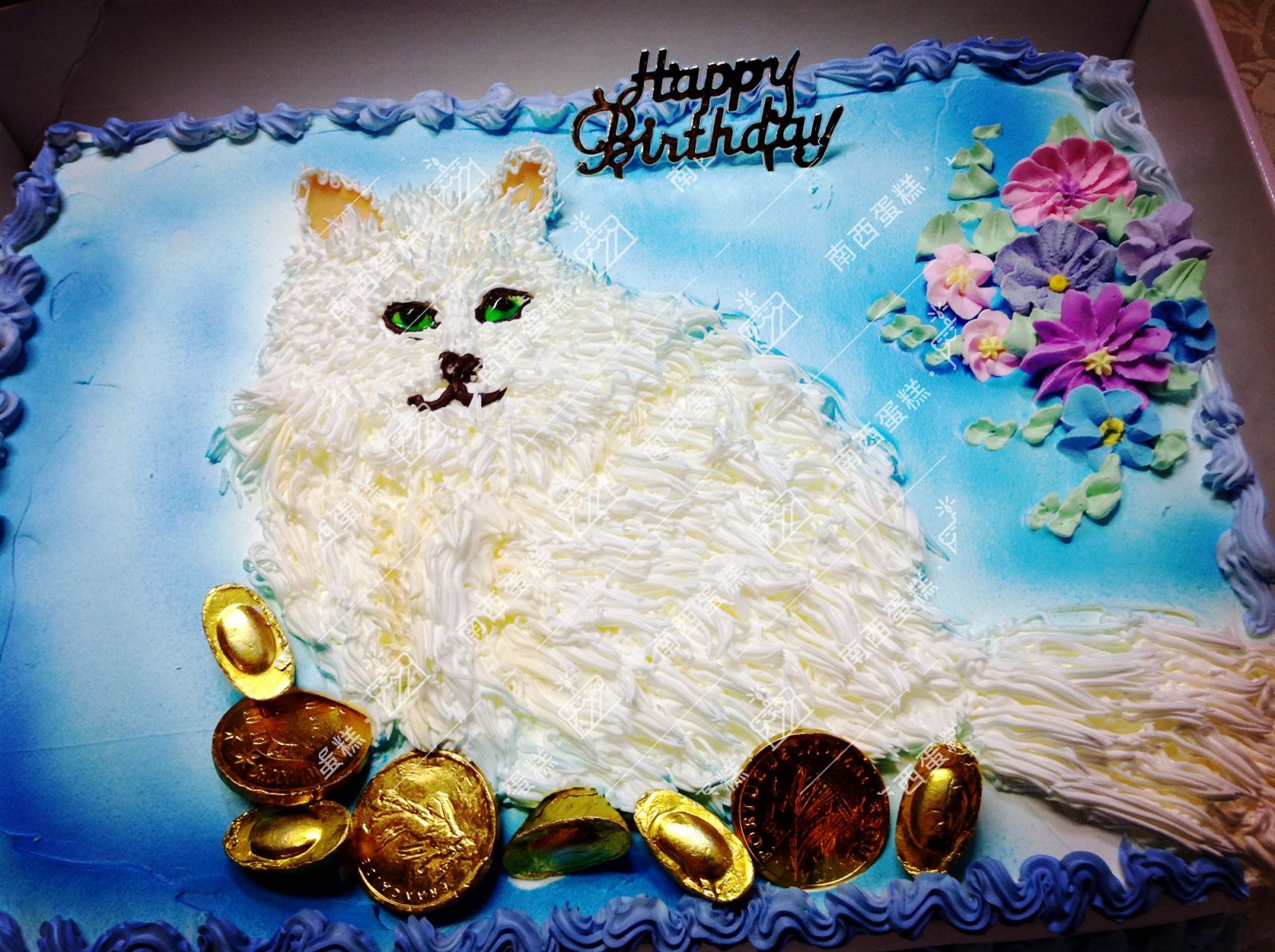 台北小貓造型蛋糕-南西蛋糕