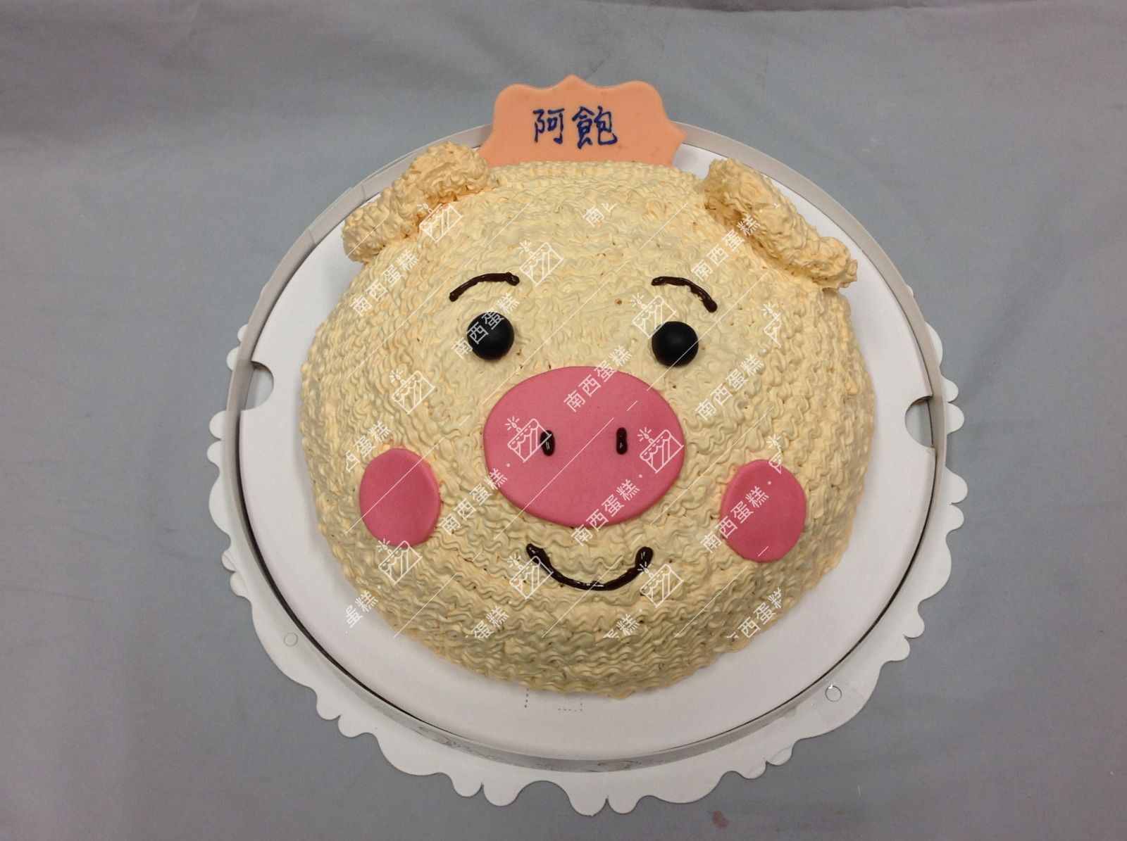 台北豬造型蛋糕-南西蛋糕