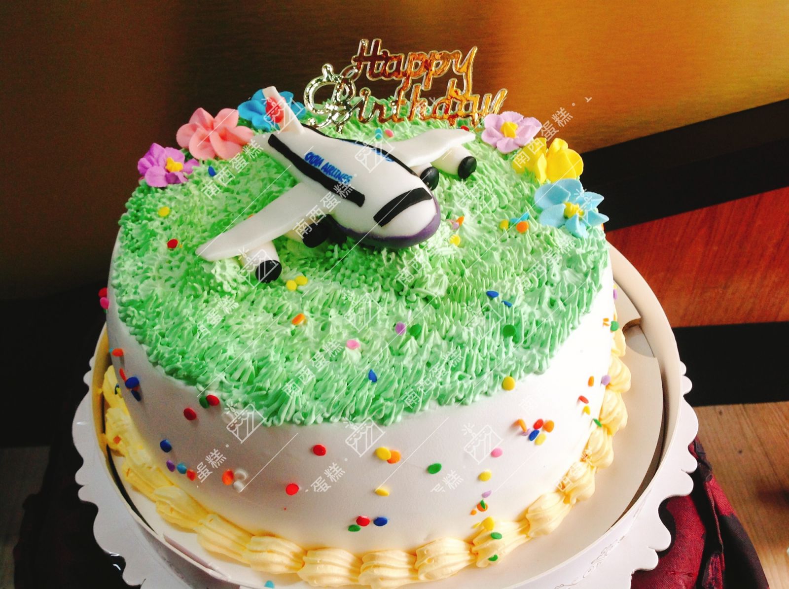 台北飛機造型蛋糕-南西蛋糕