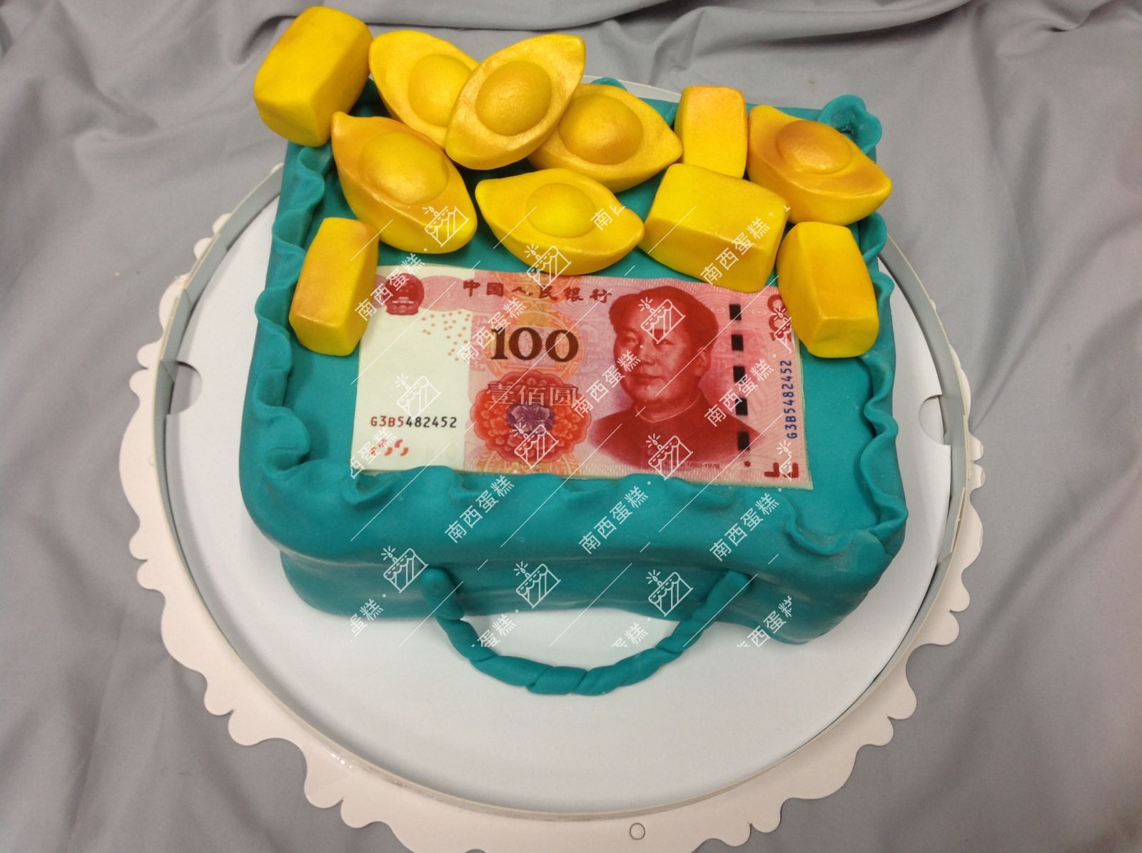台北金錢造型蛋糕-南西蛋糕