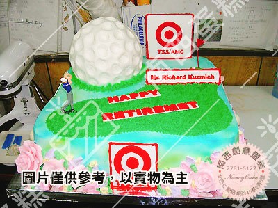 台北高爾夫球造型蛋糕-南西蛋糕